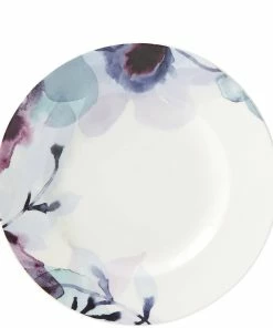 Lenox Indigo Watercolor Floral 12-Piece Dinnerware Set