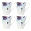 Lenox Dinnerware Indigo Watercolor Floral™ 4-piece Mug Set
