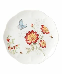 Lenox Dinnerware Butterfly Meadow Red Salad Plate