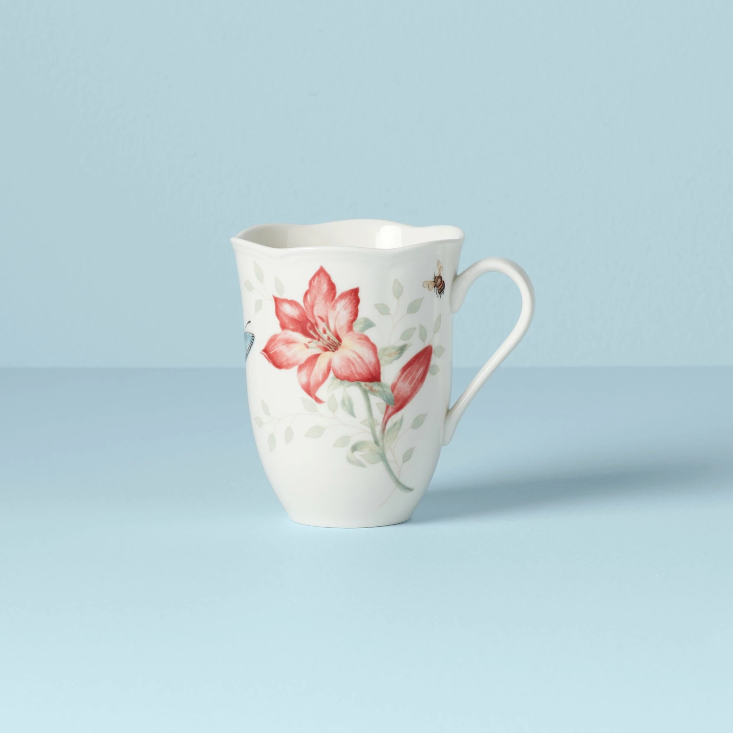 Lenox Dinnerware Butterfly Meadow Red Mug