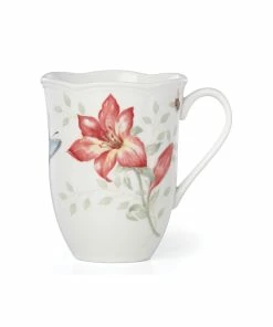 Lenox Dinnerware Butterfly Meadow Red Mug