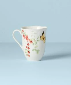 Lenox Dinnerware Butterfly Meadow Red Mug
