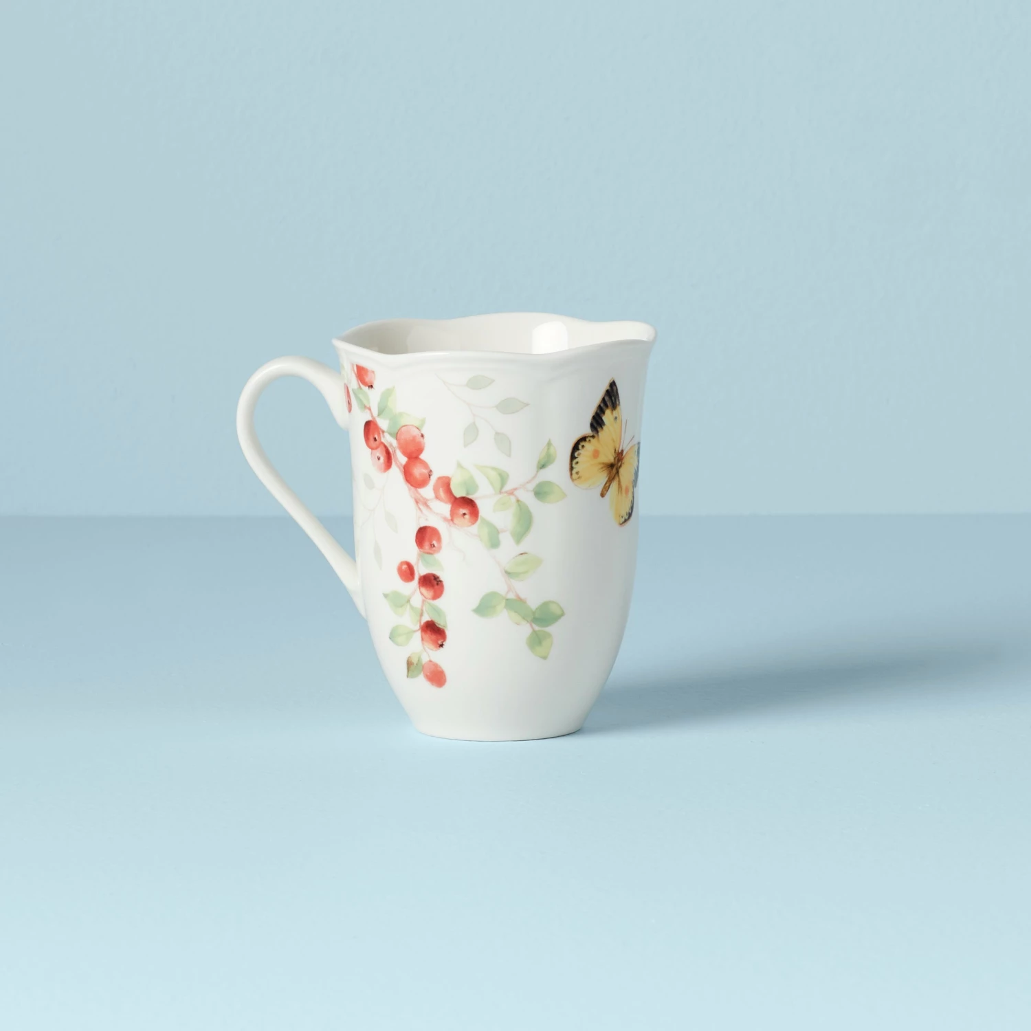 Lenox Dinnerware Butterfly Meadow Red Mug