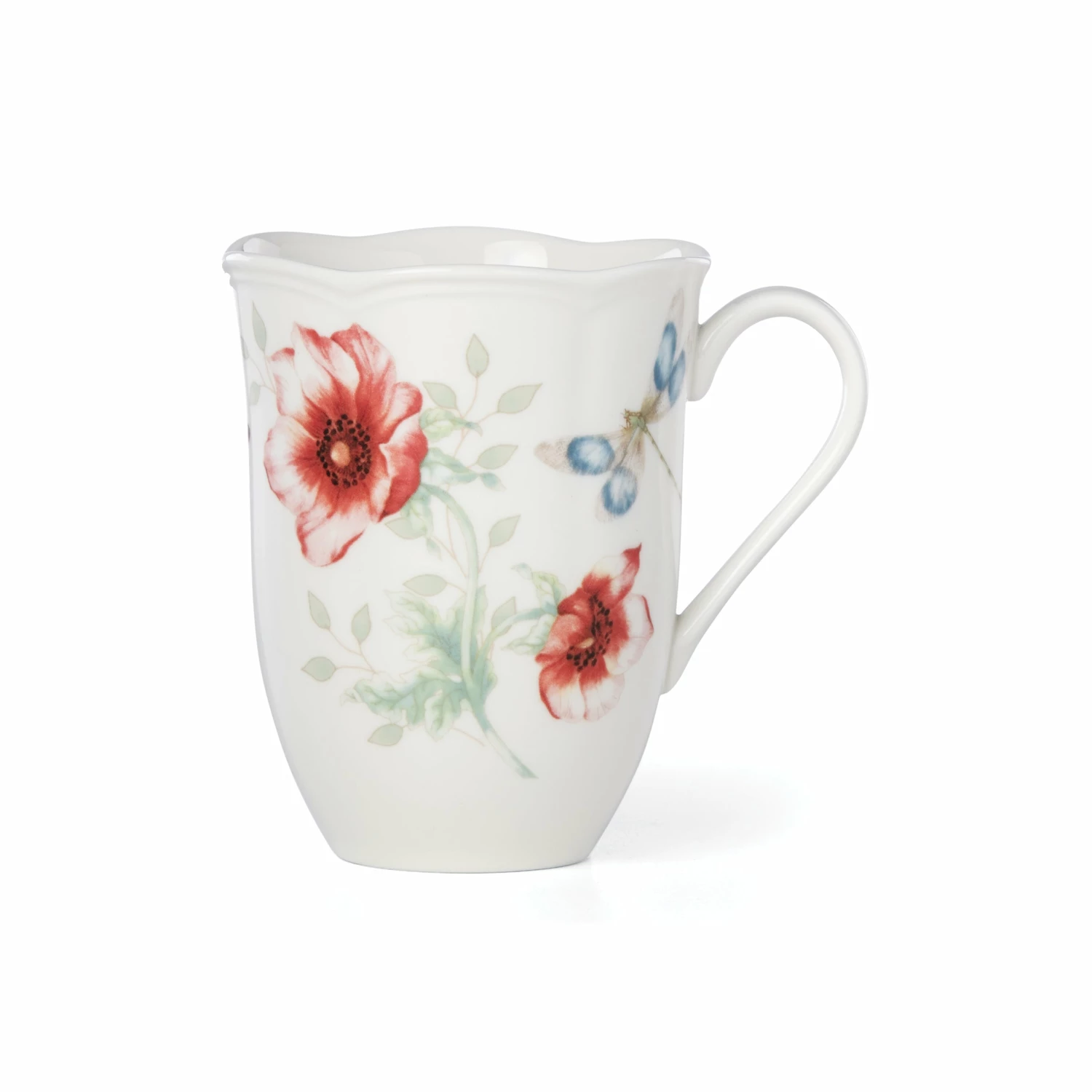 Lenox Dinnerware Butterfly Meadow Red Mug