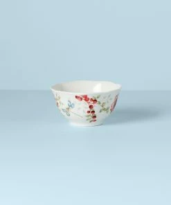 Lenox Butterfly Meadow Red Bowl Dinnerware