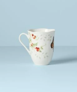Lenox Dinnerware Butterfly Meadow Red Mug