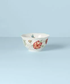 Lenox Butterfly Meadow Red Bowl Dinnerware