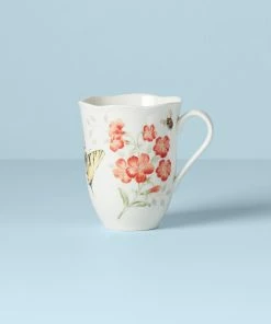 Lenox Dinnerware Butterfly Meadow Red Mug