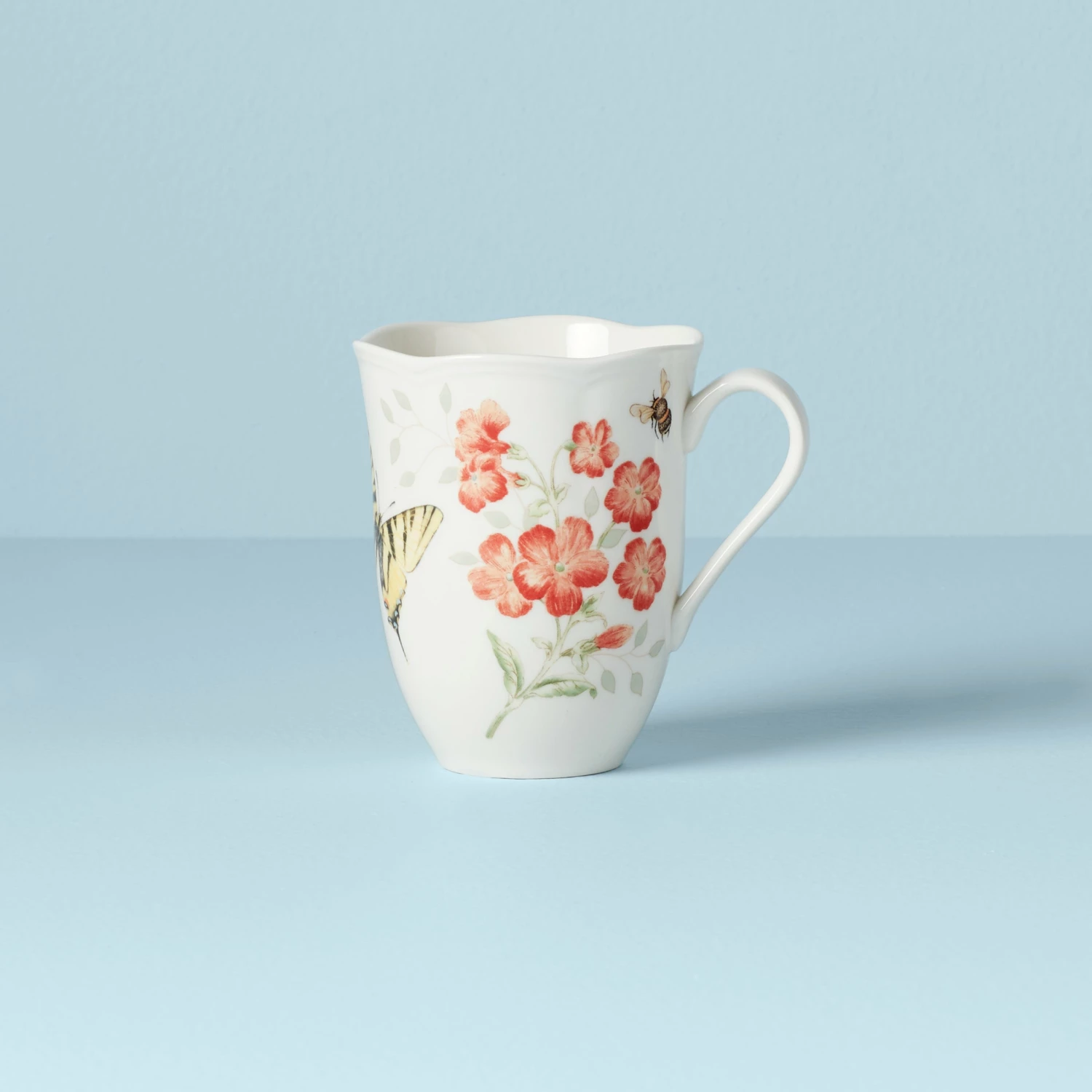 Lenox Dinnerware Butterfly Meadow Red Mug