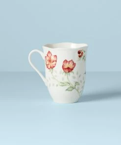 Lenox Dinnerware Butterfly Meadow Red Mug