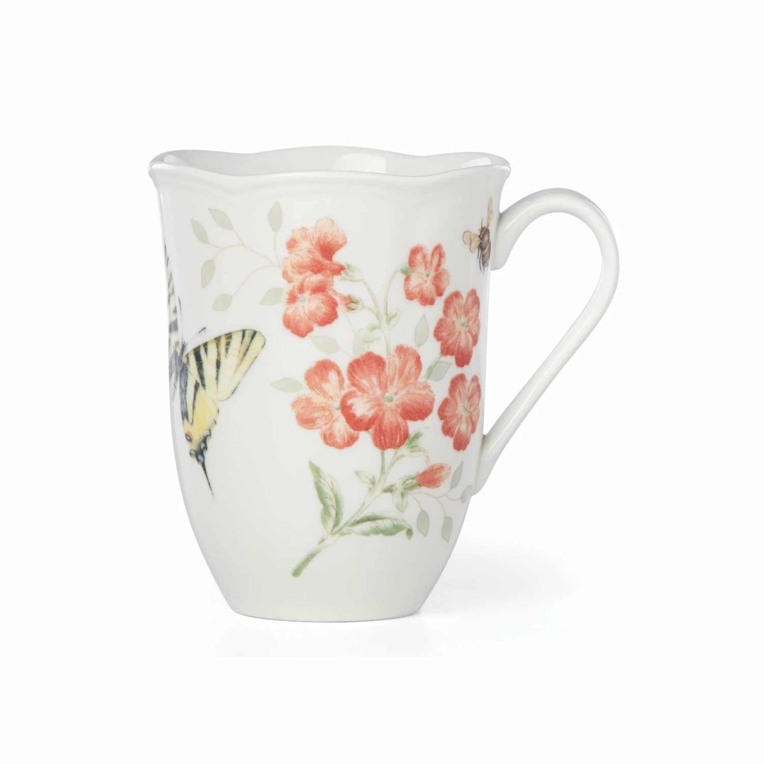 Lenox Dinnerware Butterfly Meadow Red Mug