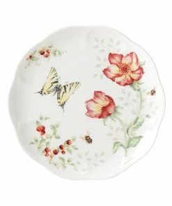 Lenox Dinnerware Butterfly Meadow Red Salad Plate