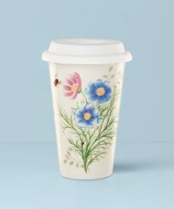 Lenox Dinnerware Butterfly Meadow Flutter Thermal Travel Mug