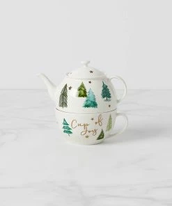 Lenox Dinnerware Balsam Lane Teapot & Cup