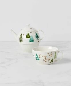 Lenox Dinnerware Balsam Lane Teapot & Cup