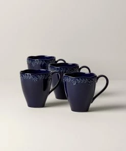 Lenox Chelse Muse Fleur β’ 4pc Mug Set