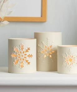 Lenox Home Décor Large Snowflake Votive