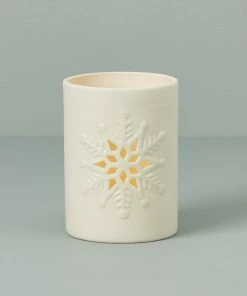 Lenox Home Décor Large Snowflake Votive