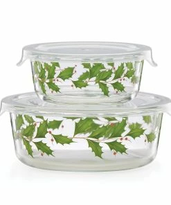 Lenox Hosting The Holidays™ Glass Storage Bwls
