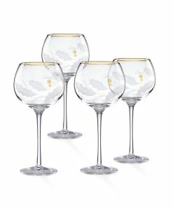 Lenox Holiday™ Gold 4-piece Balloon Glass Set Drinkware