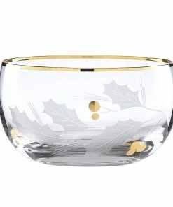 Lenox Holiday™ Gold Glass Nut Bowl