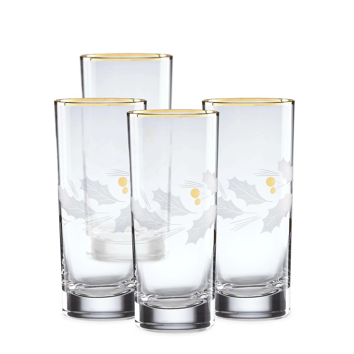 Lenox Holiday™ Gold 4-piece Highball Glass Set Drinkware