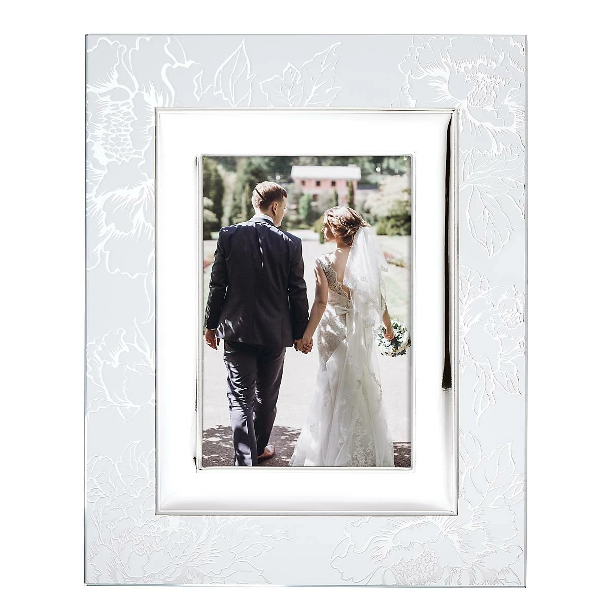 Lenox Home Décor Silver Peony™ 5" X 7" Frame
