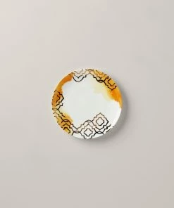 Lenox Dinnerware Mosaic Radiance Goldenrod Tidbit Plate