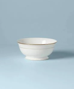 Lenox Dinnerware Opal Innocence Stripe Gold™ Serving Bowl