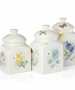 Lenox Butterfly Meadow Kitchen 3-Piece Canister Set