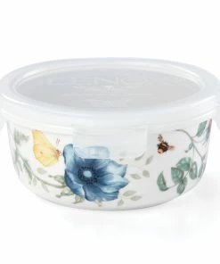 Lenox Butterfly Meadow Small Round Food Container Kitchen