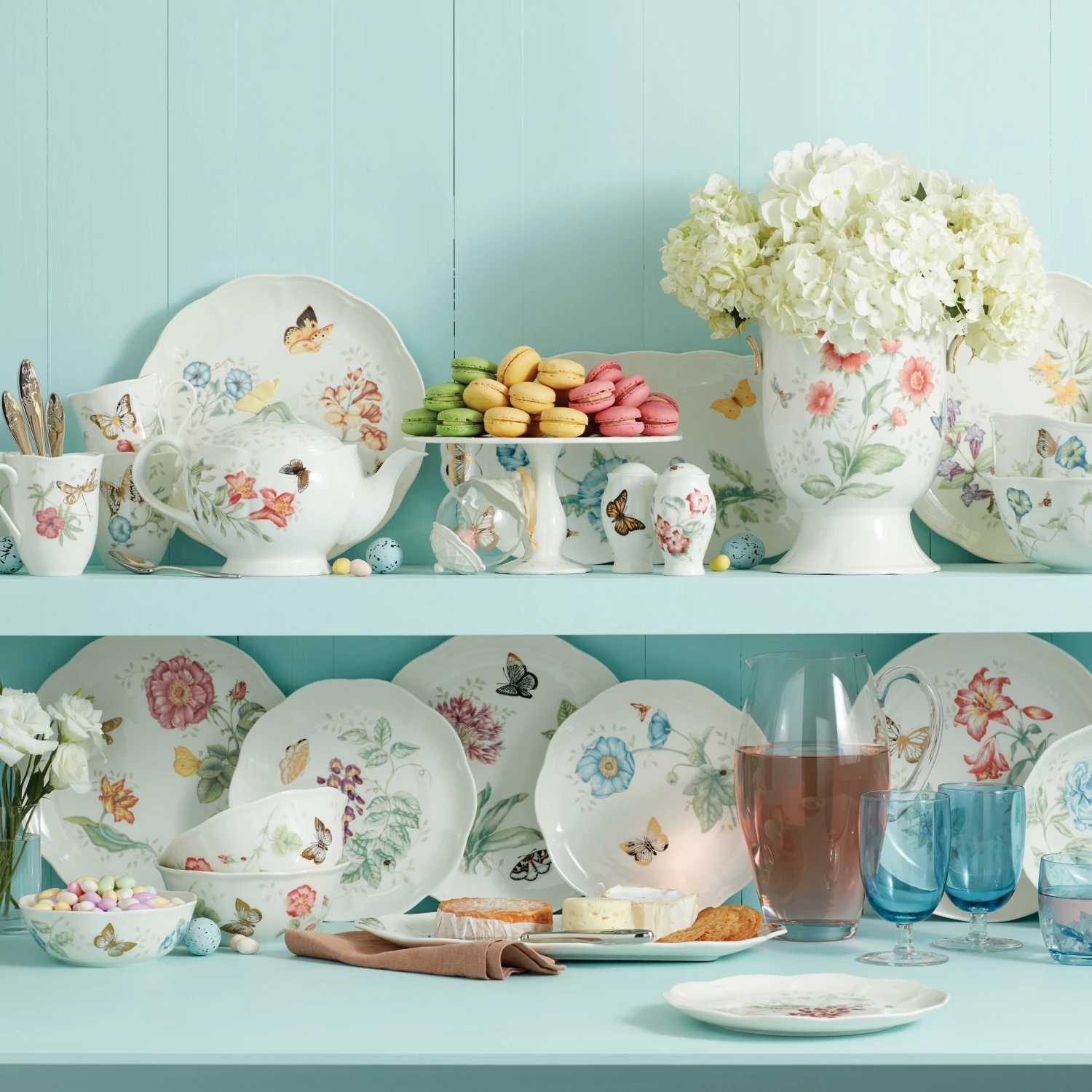 Lenox Dinnerware Butterfly Meadow Salt & Pepper Shakers