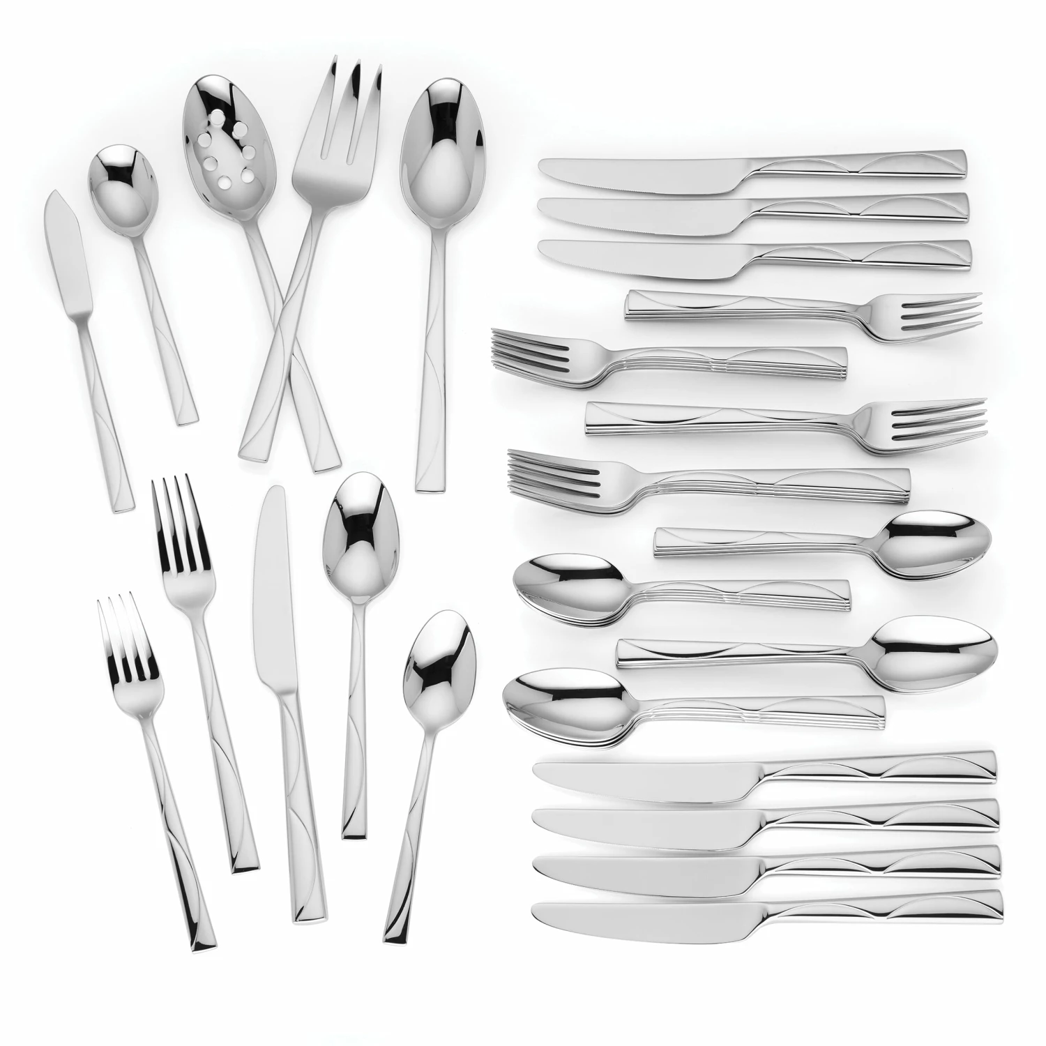 Kate Spade Park Circle 45-Piece Flatware Set