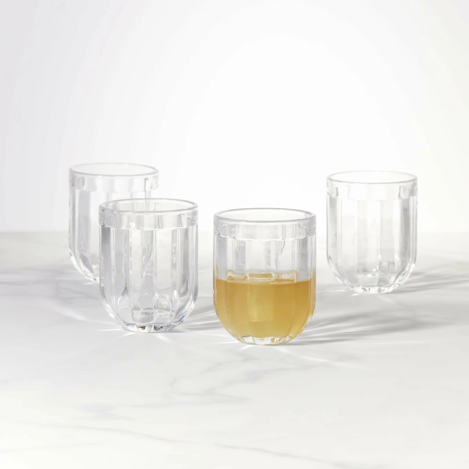 Kate Spade Drinkware Park Circle 4-piece Double Old Fashioned Set
