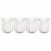 Kate Spade Drinkware Park Circle 4-piece Double Old Fashioned Set