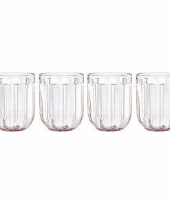 Kate Spade Drinkware Park Circle 4-piece Double Old Fashioned Set