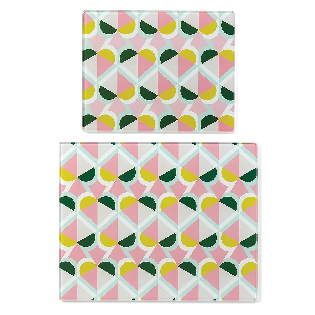 Kate Spade Geo Spade™ 2-piece Glass Prep Board Set Kitchen
