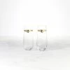 Kate Spade With Love 2-Piece Stemless Toasting Flutes