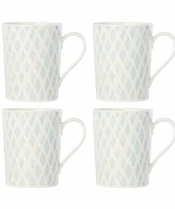 Lenox Textured Neutrals 4-piece Mug Set Dinnerware