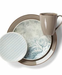 Lenox Textured Neutrals 4-piece Accent Plate Set
