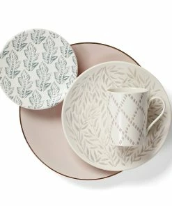 Lenox Textured Neutrals 4-piece Mug Set Dinnerware