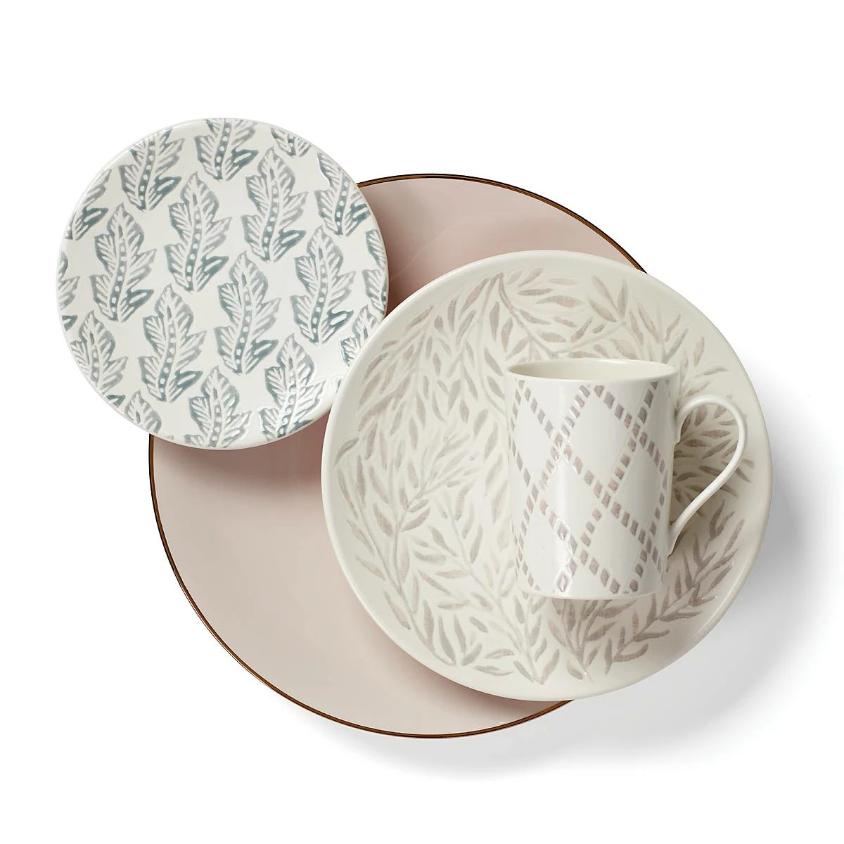 Lenox Textured Neutrals 4-piece Mug Set Dinnerware