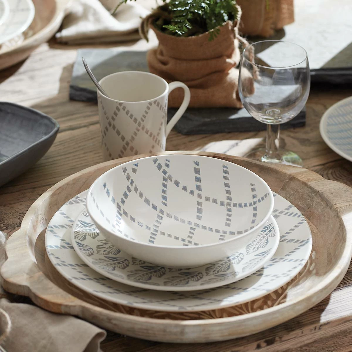 Lenox Textured Neutrals 4-piece Mug Set Dinnerware