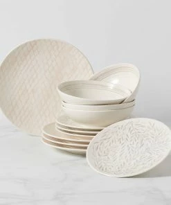 Lenox Dinnerware Textured Neutrals 12-piece Set