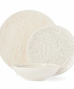 Lenox Dinnerware Textured Neutrals 12-piece Set