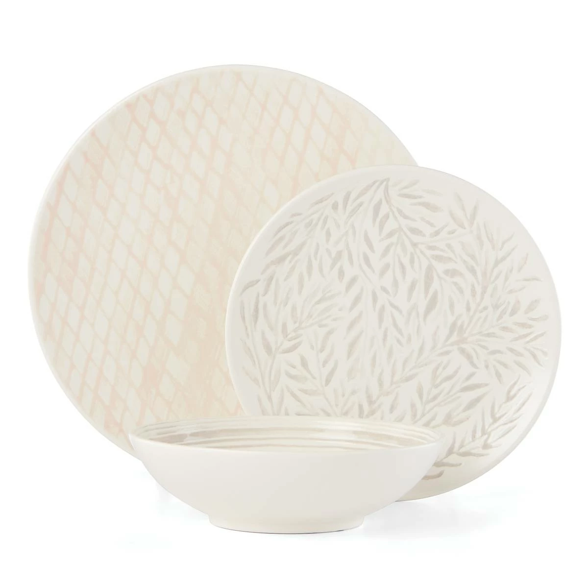 Lenox Dinnerware Textured Neutrals 12-piece Set