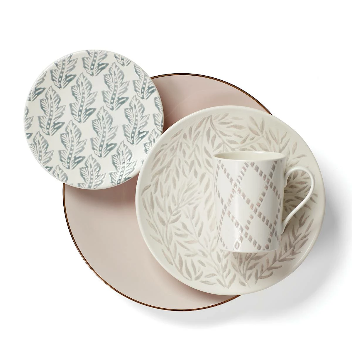 Lenox Textured Neutrals 4-piece Accent Plate Set