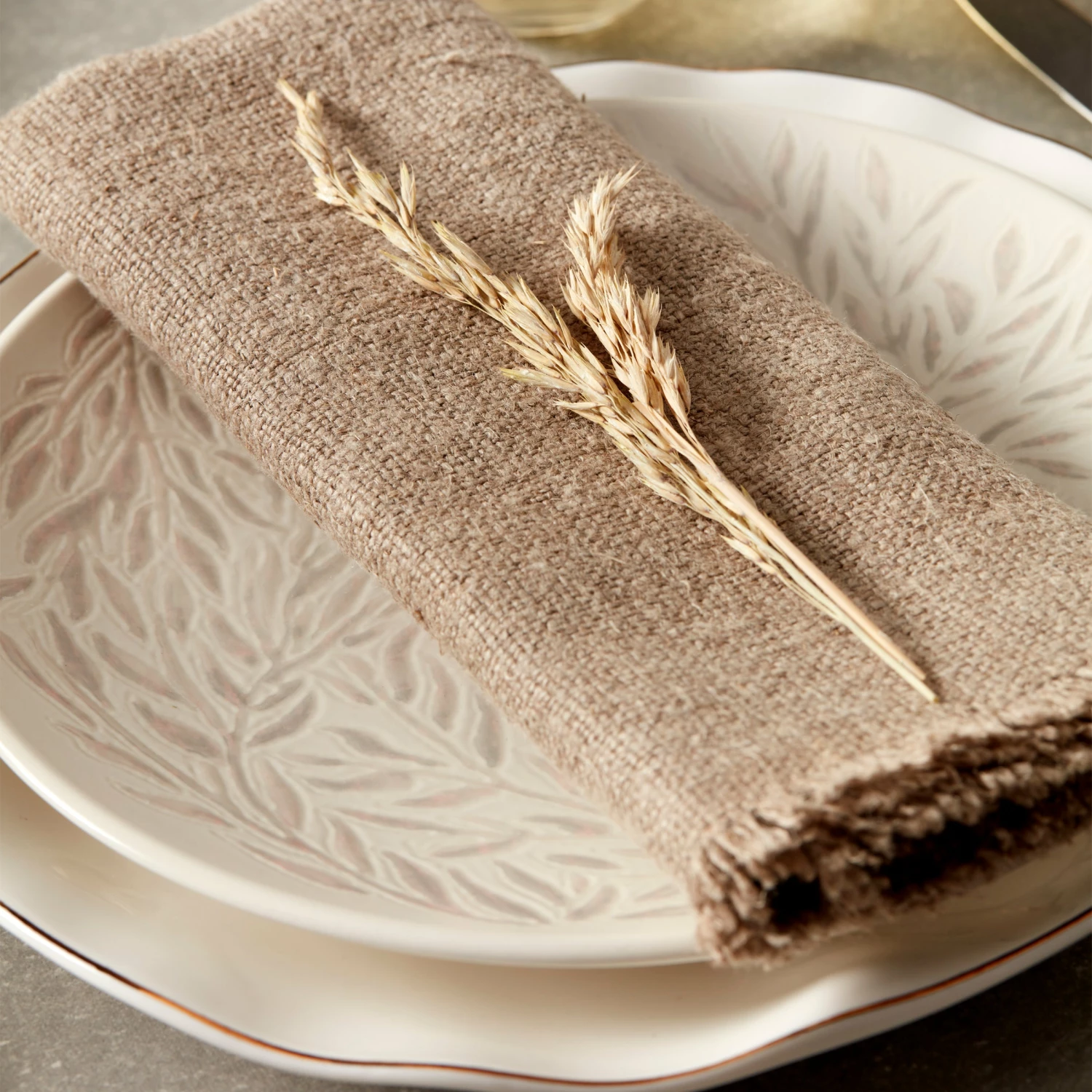 Lenox Textured Neutrals 4-piece Accent Plate Set