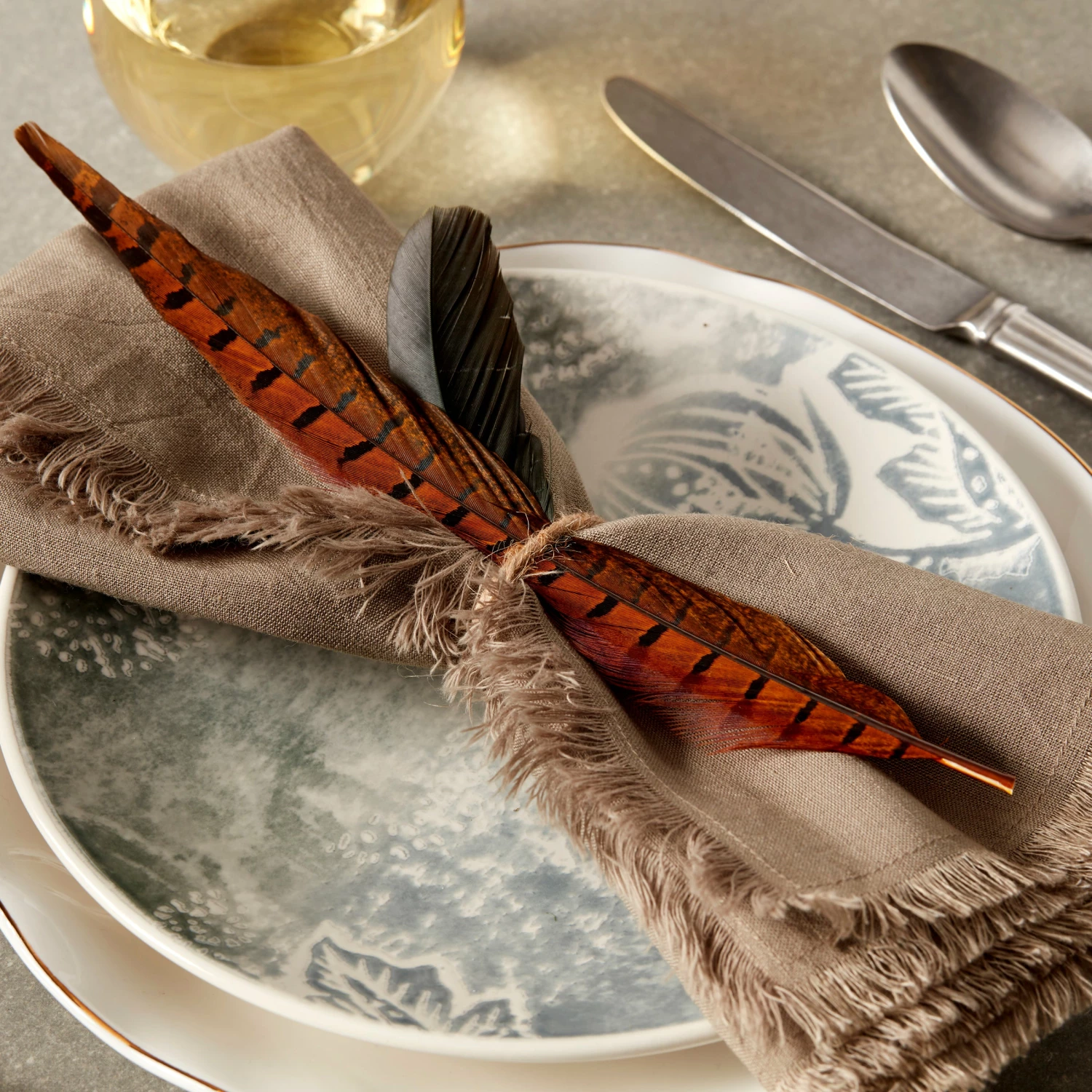 Lenox Textured Neutrals 4-piece Accent Plate Set