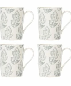 Lenox Textured Neutrals 4-piece Mug Set Dinnerware